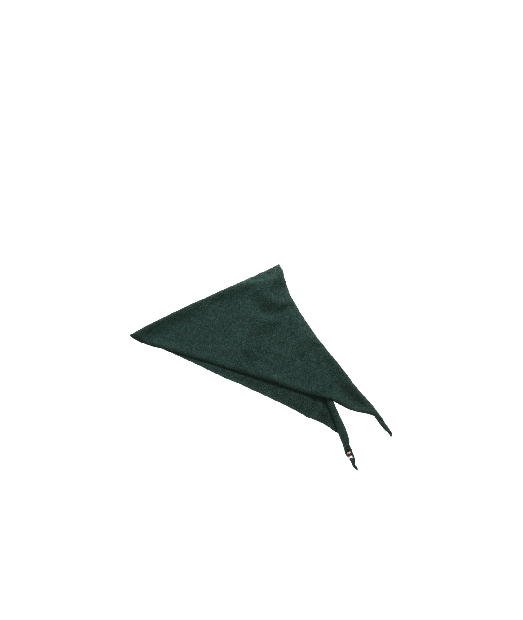 Extreme Cashmere Triangular Headscarf In Green