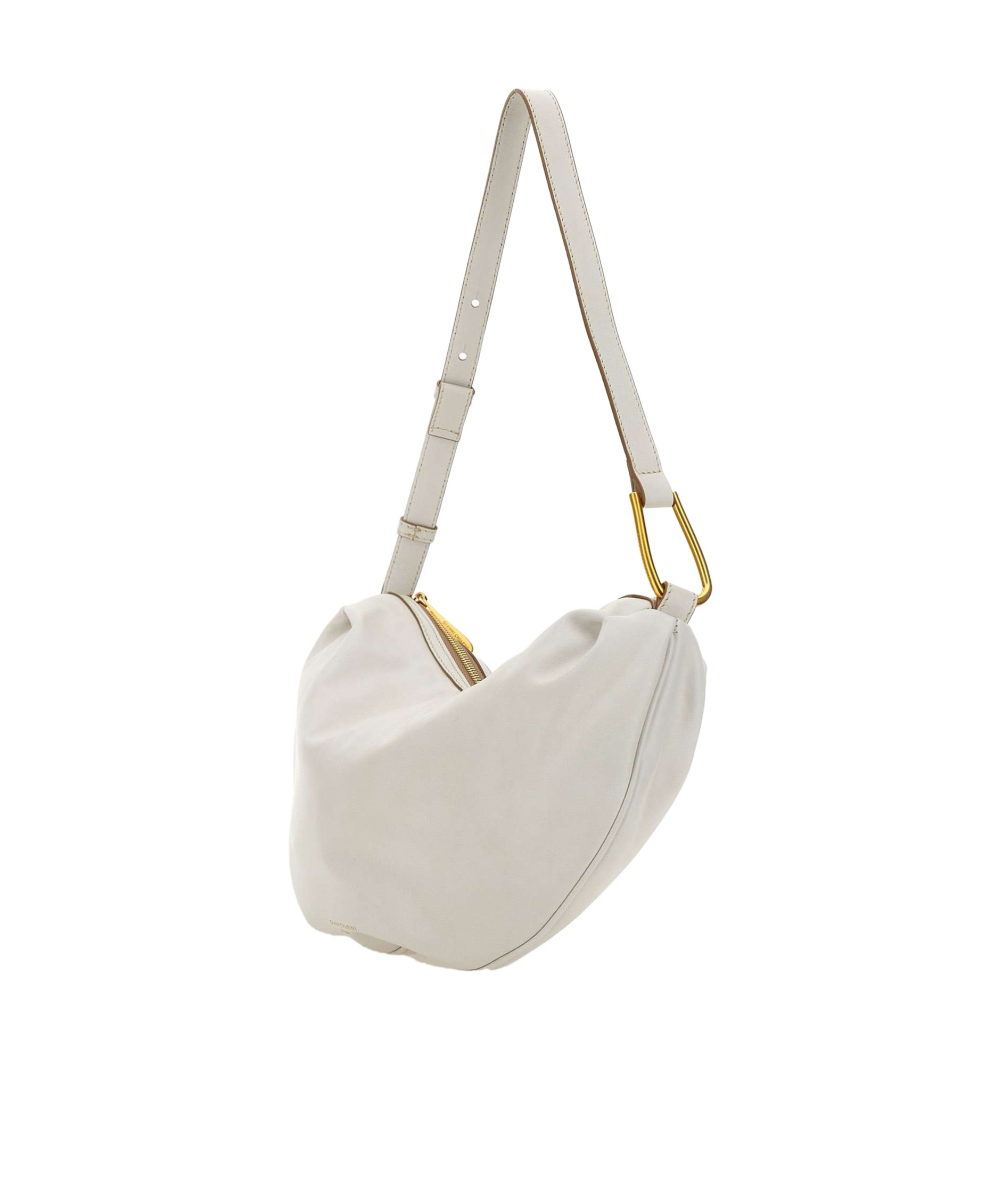 Gianni Chiarini Zippered Shoulder Bag In White