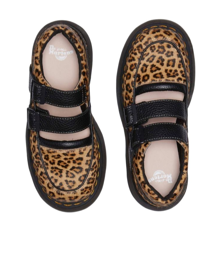 Shop Dr. Martens' Buzz Leopard Mary Jane Flats