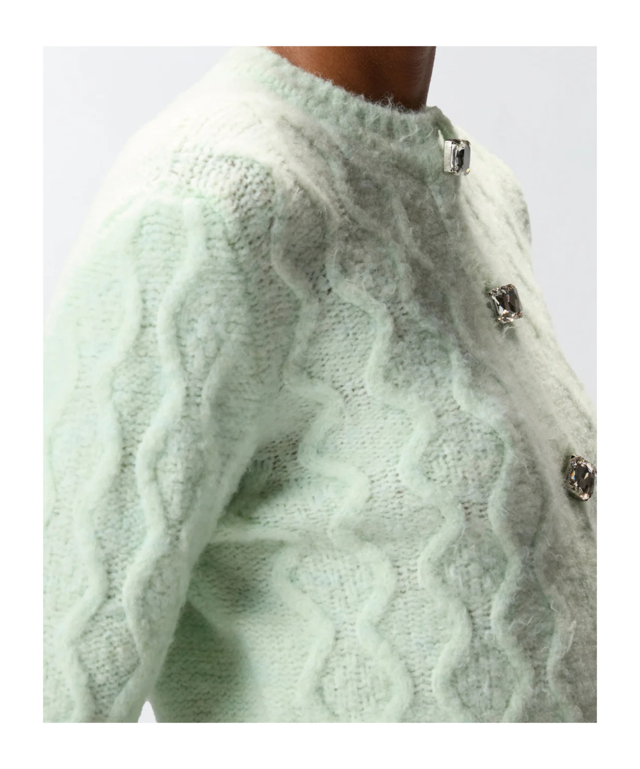Pinko Dixie Girl Buttoned Cardigan In White