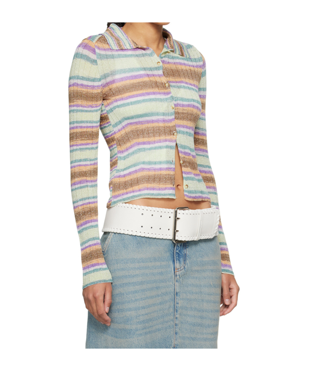 Gimaguas Julieta Horizontal-stripe Top In Multi-color