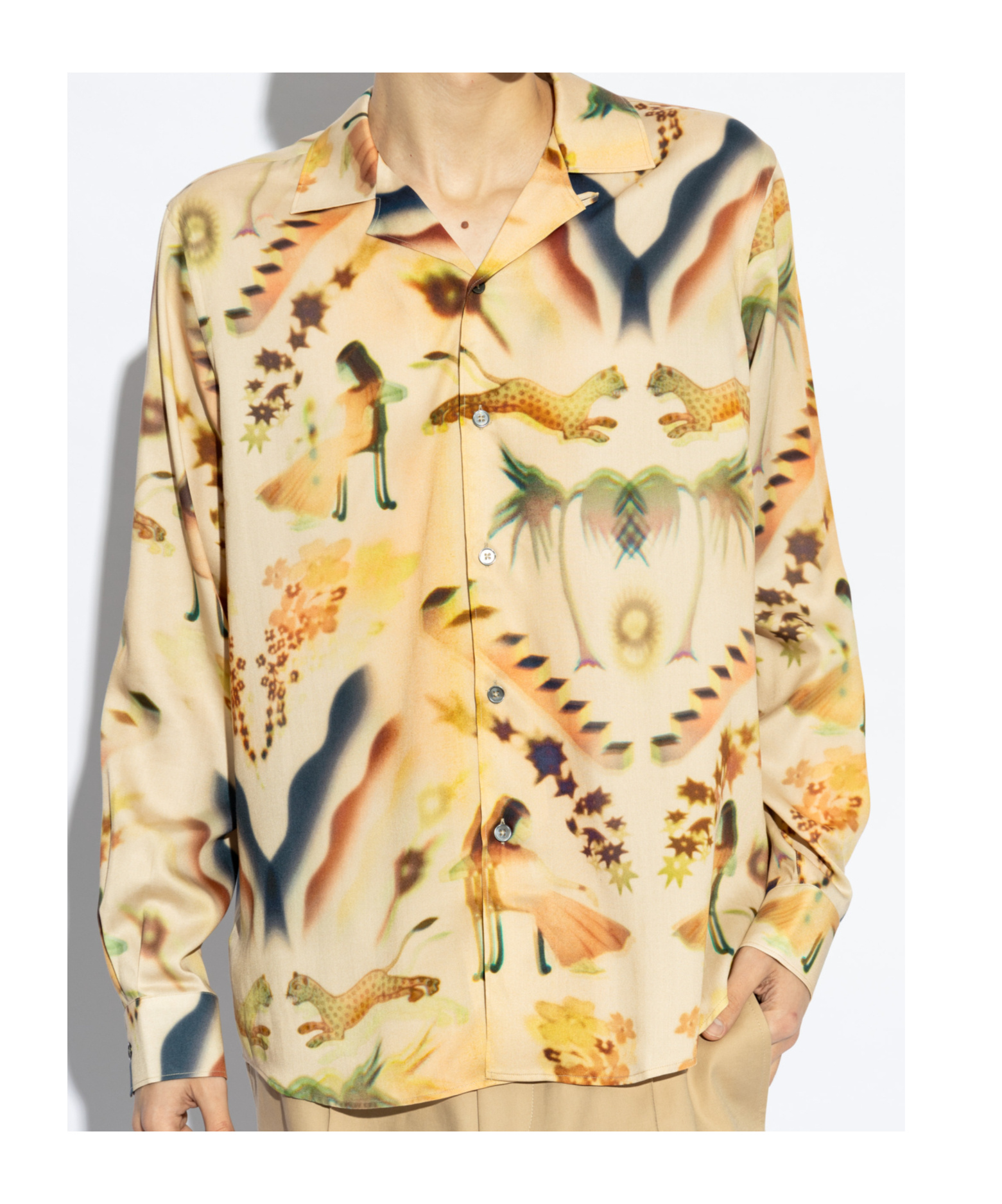 PAUL SMITH JUNGLE-PRINT SHIRT