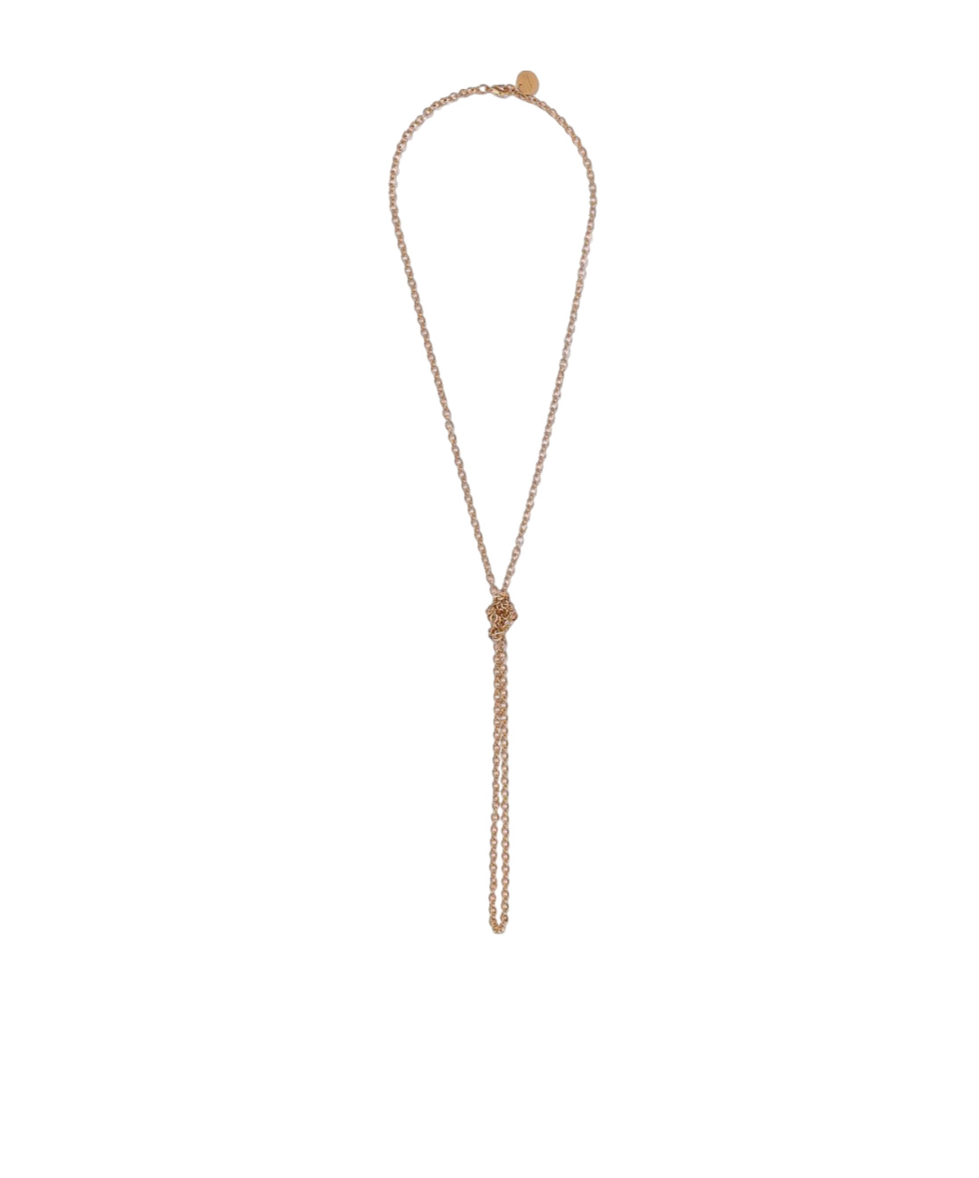 Tom Ford Lobster Clasp Necklace In Yellow