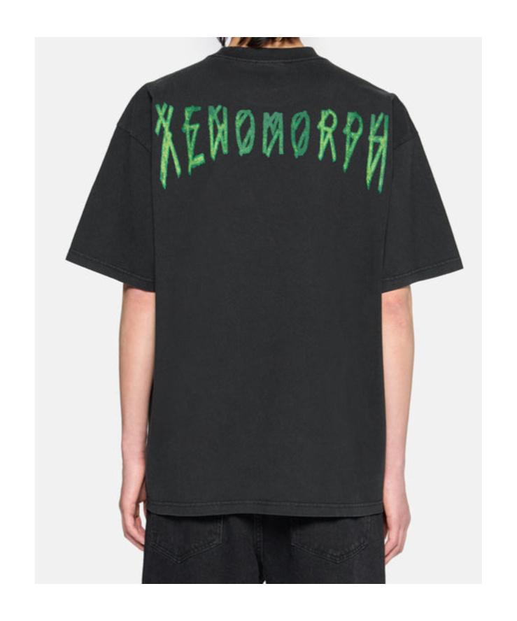 44 Label Group Logo Printed Crewneck T-shirt In Black