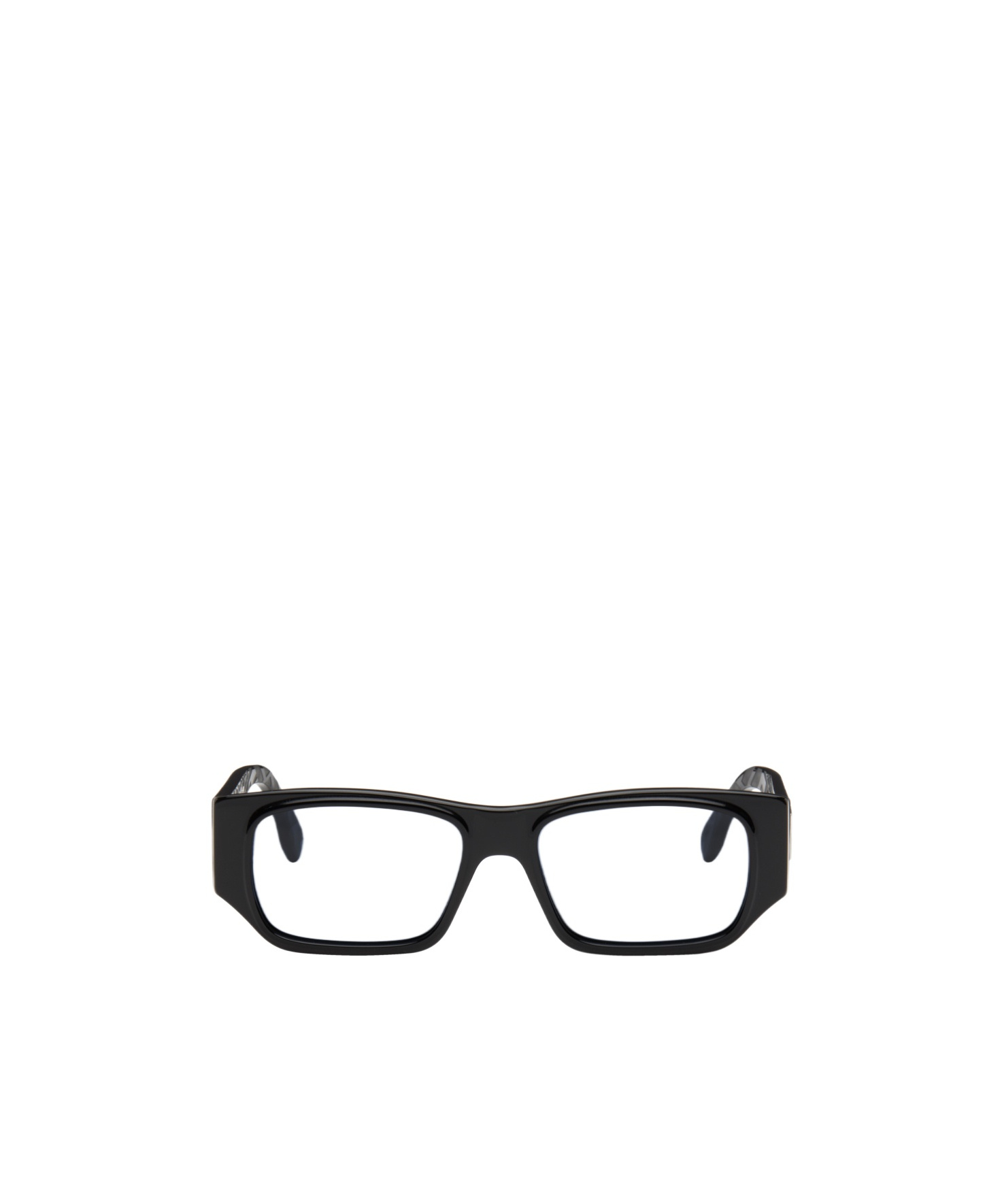 Fendi Ff Squared Sunglasses In Shiny Black