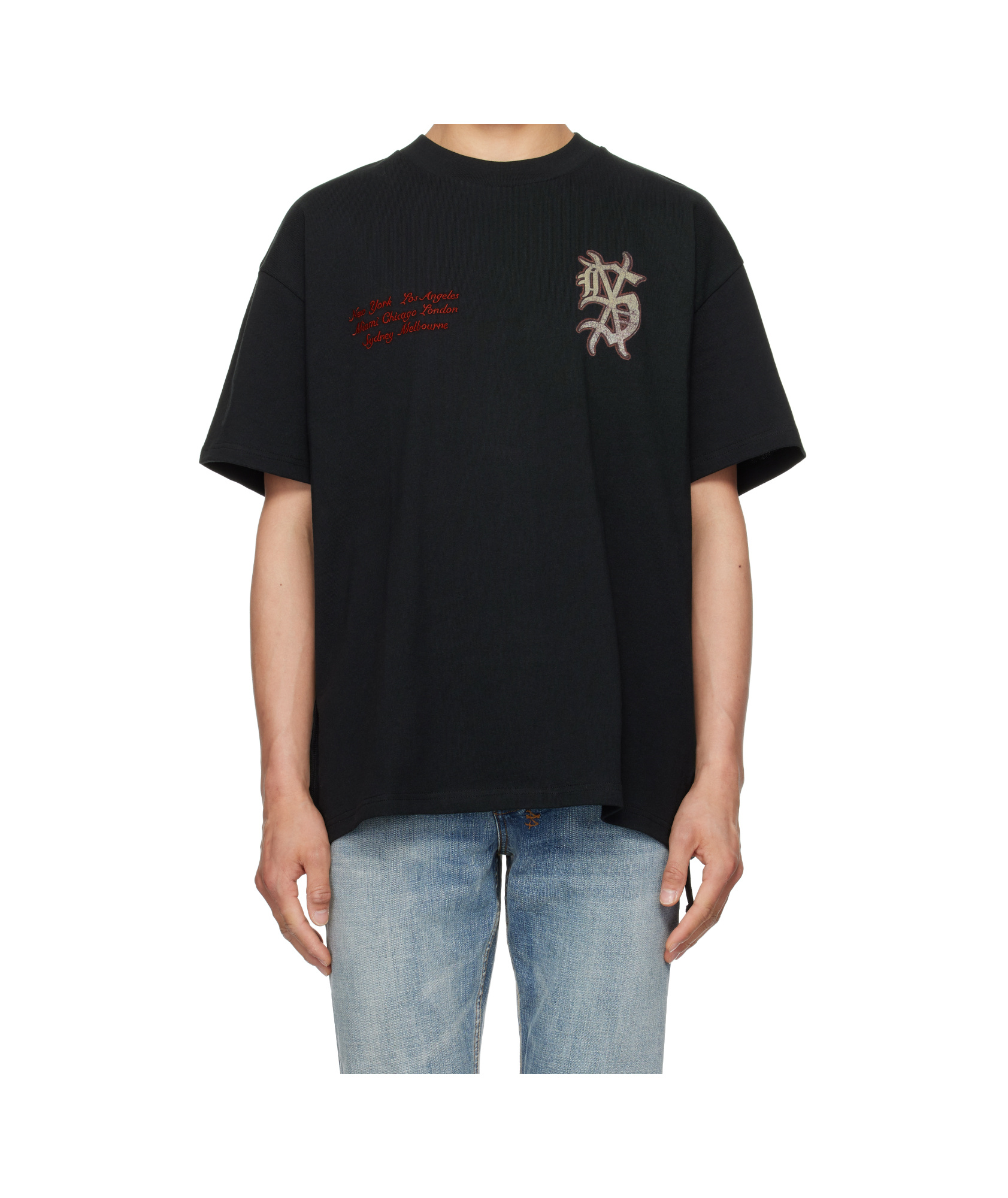 Shop Ksubi Playoff Ekcess Ss T-shirt In Black