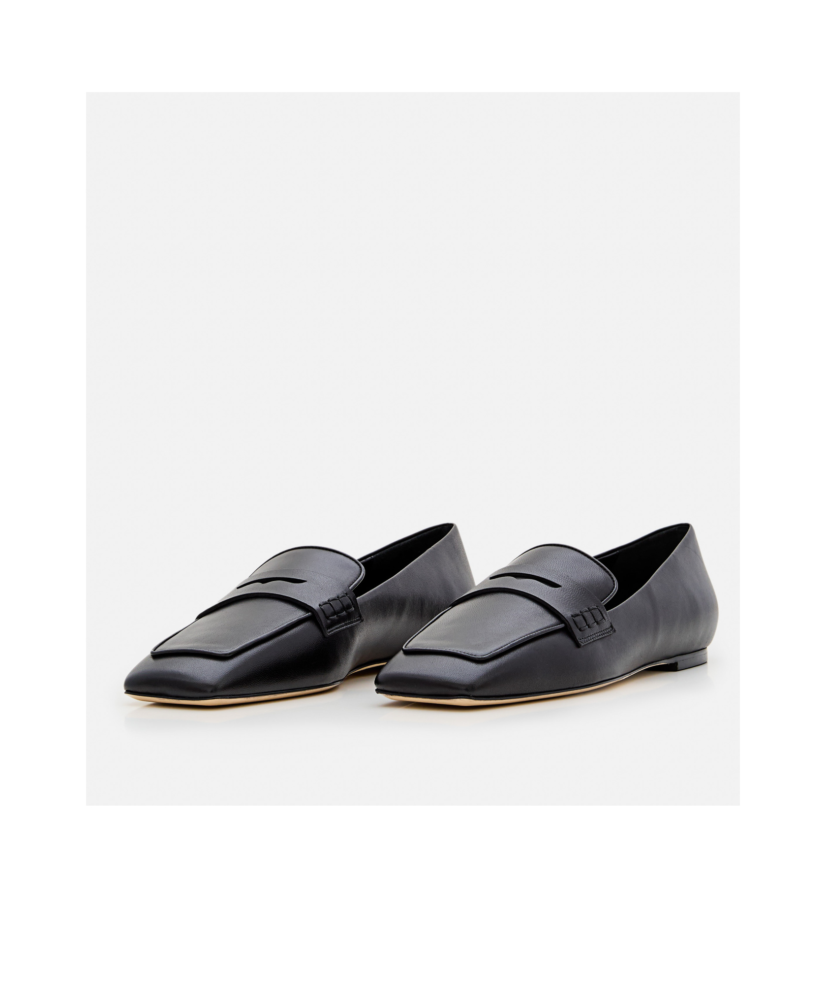 Aeyde Tom Nappa Leather Shoes In Black