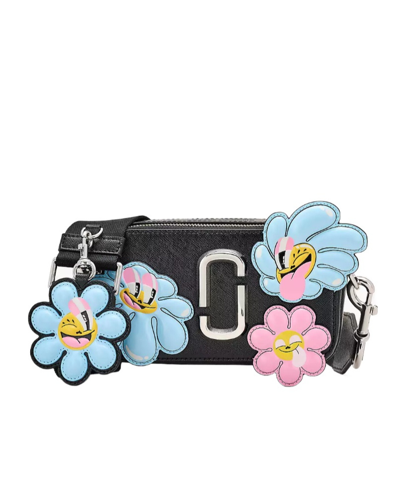 Marc Jacobs Hattie Stewart X Shoulder Bag In Black