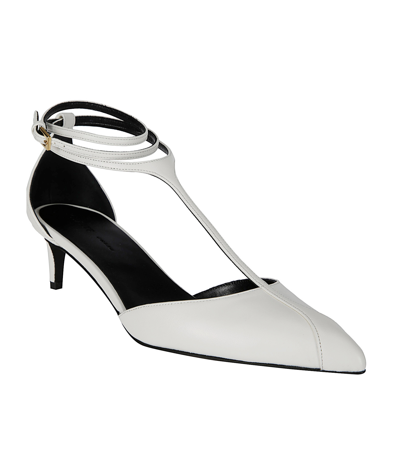 Khaite Mia Pointed-toe Pumps In White