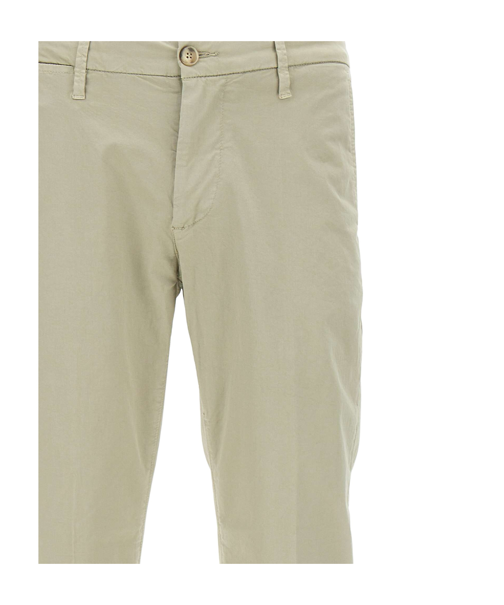 Re-hash Belt-loop Casual Pants In Nude