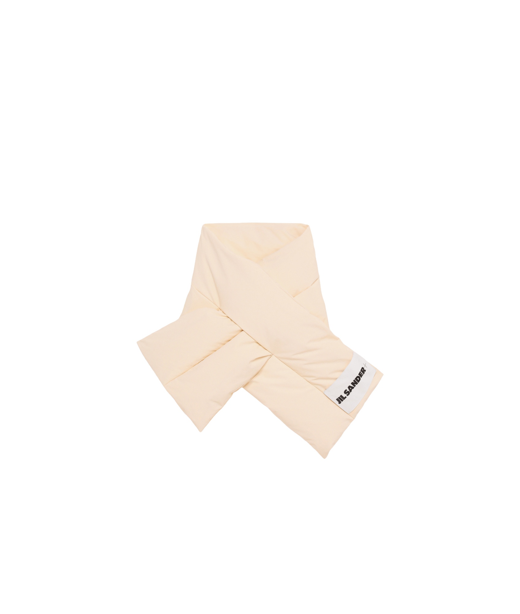 Jil Sander Padded Down Scarf In Nude