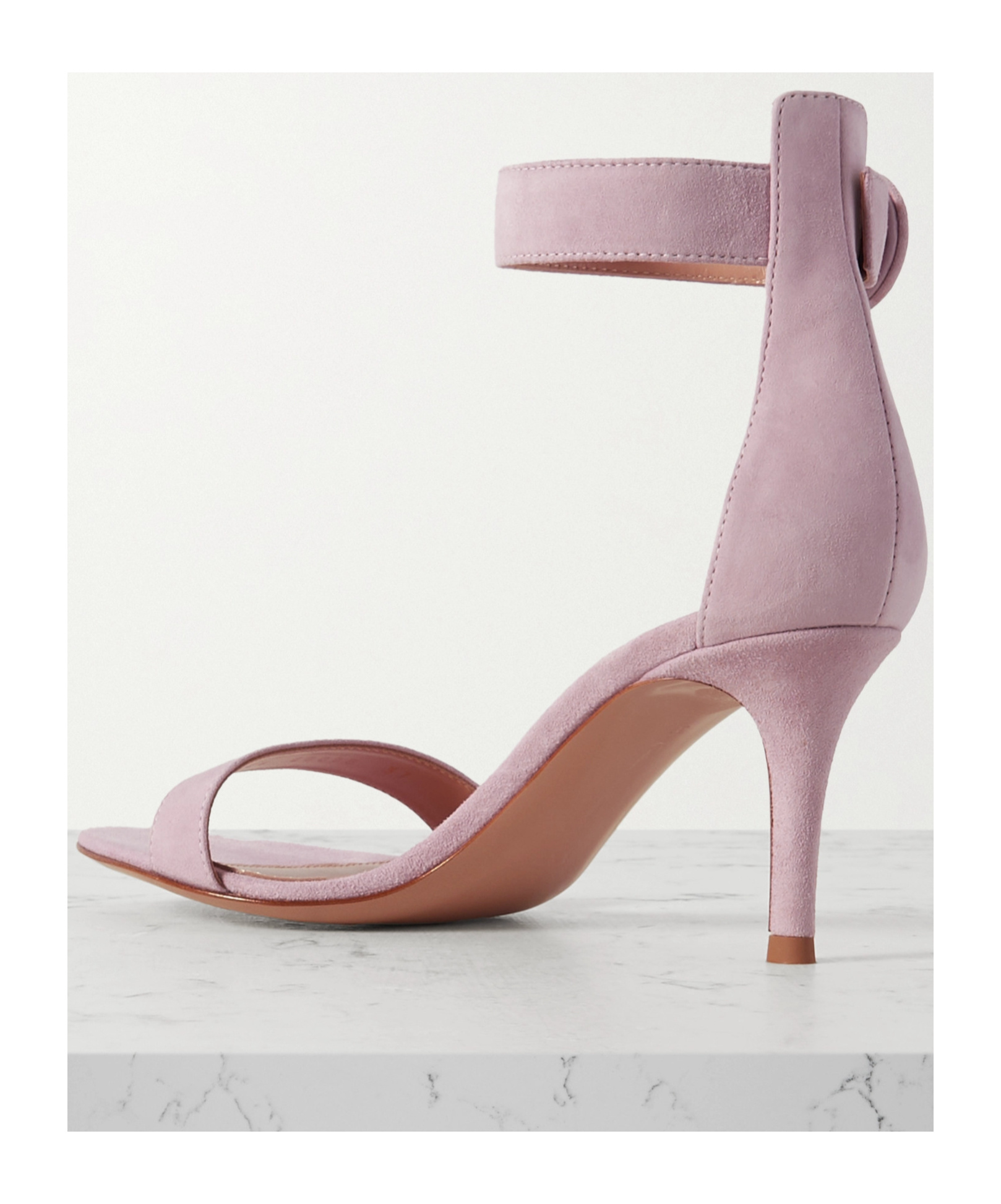 Gianvito Rossi Open-toed High-heeled Sandals In Pink