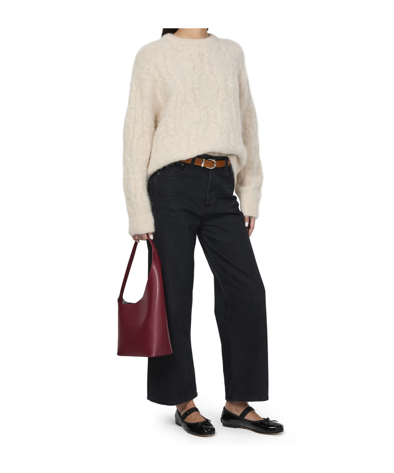 ANINE BING LONG SLEEVE SWEATER