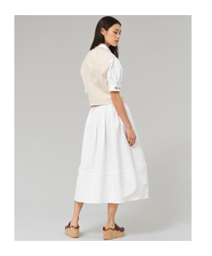 Chloé Flip Bag Short Casual Jacket In White