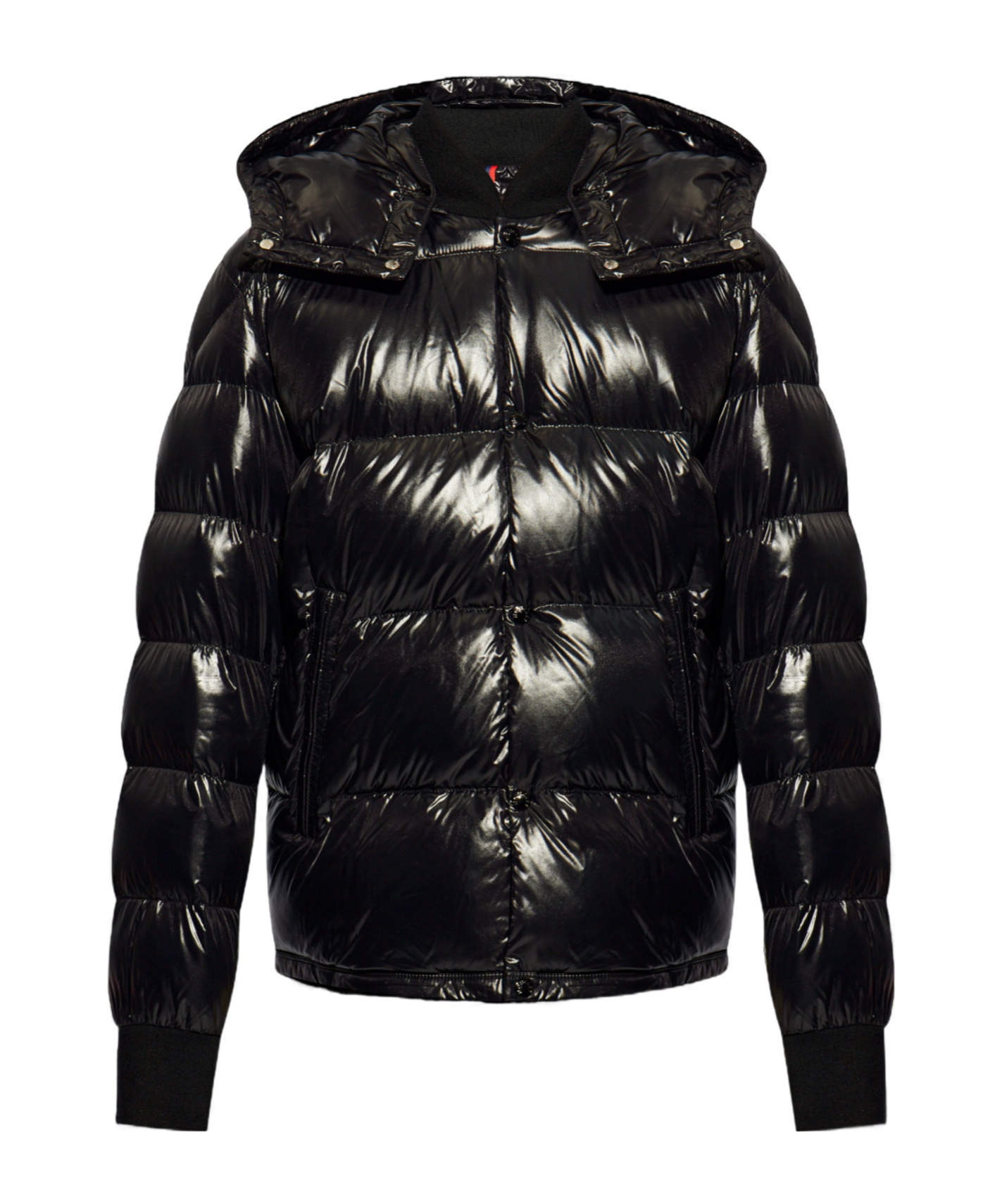 Moncler Maljasset Logo Patch Jacket In Black