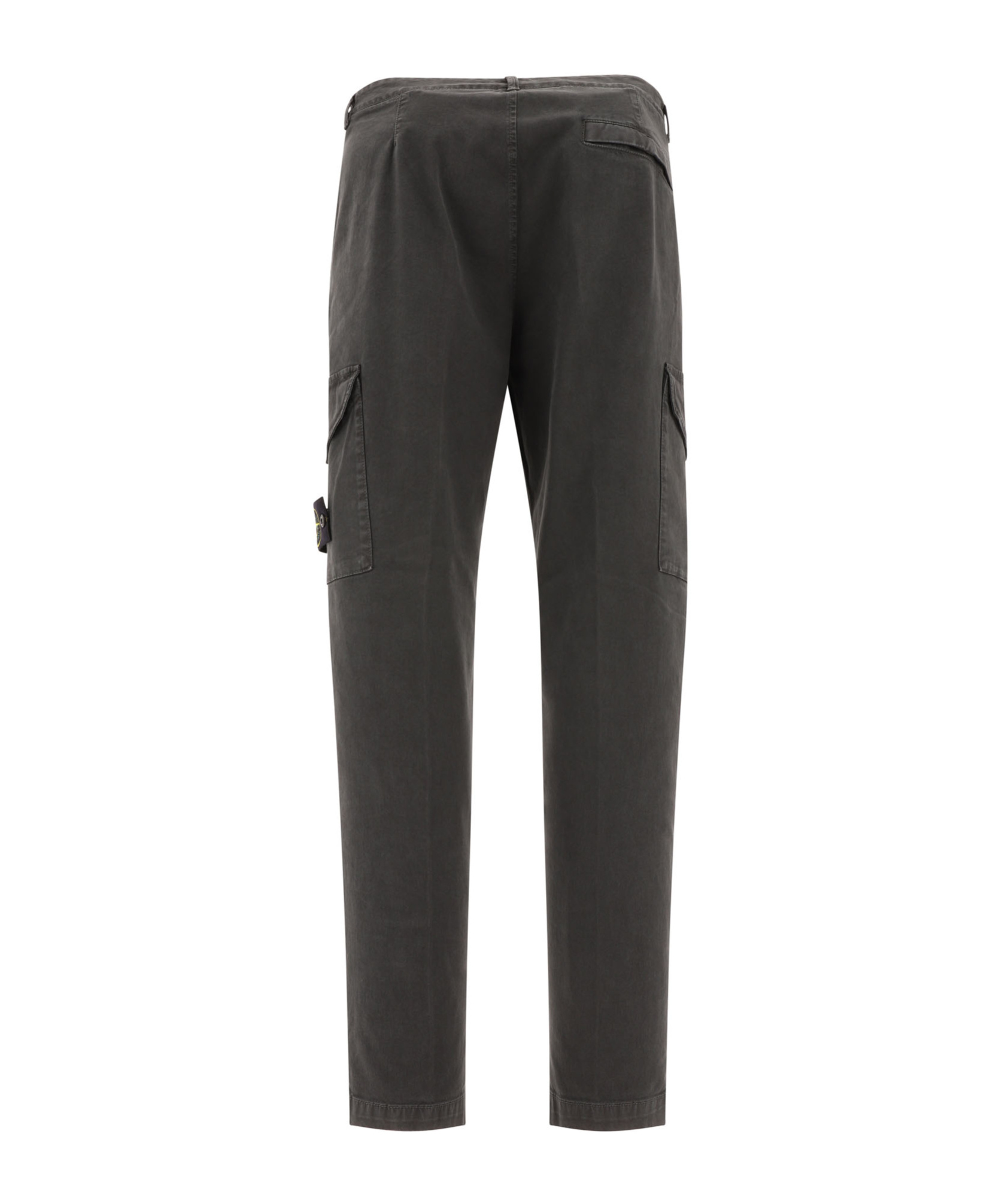 Stone Island Regular Tapered Pants In Black