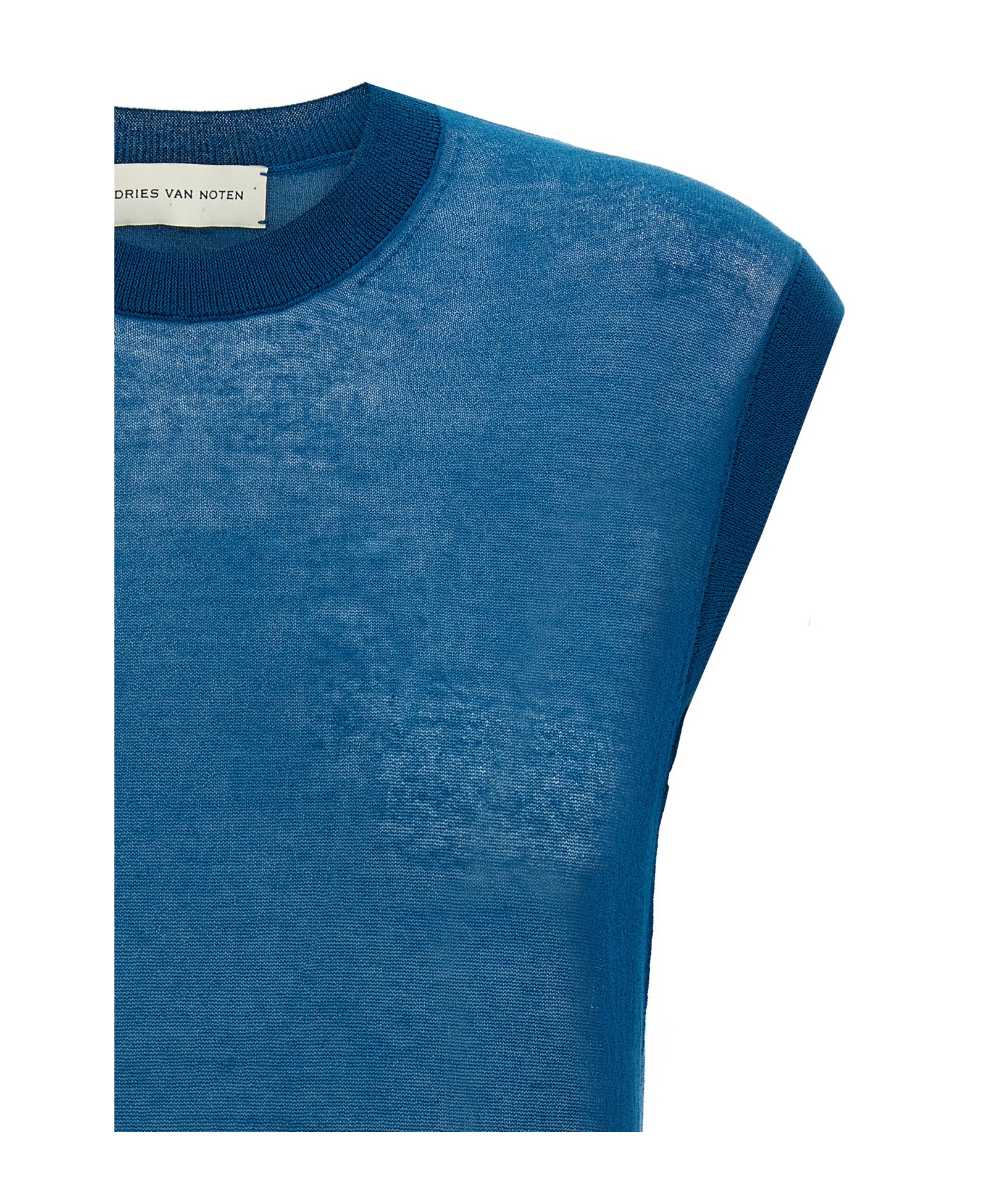 Shop Dries Van Noten Tamara Vest In Blue