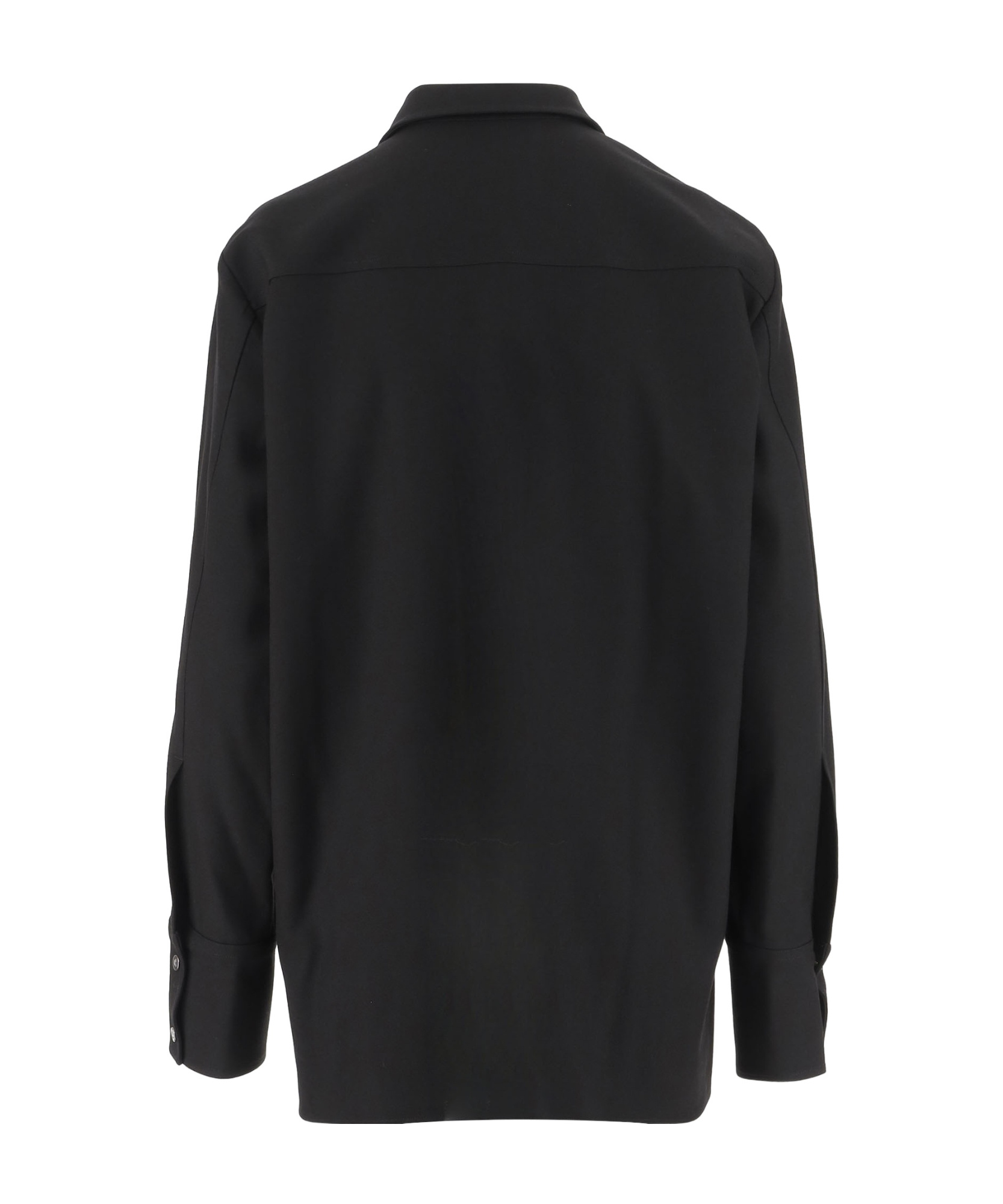 Jil Sander Double-breasted Virgin-wool Coat In Black