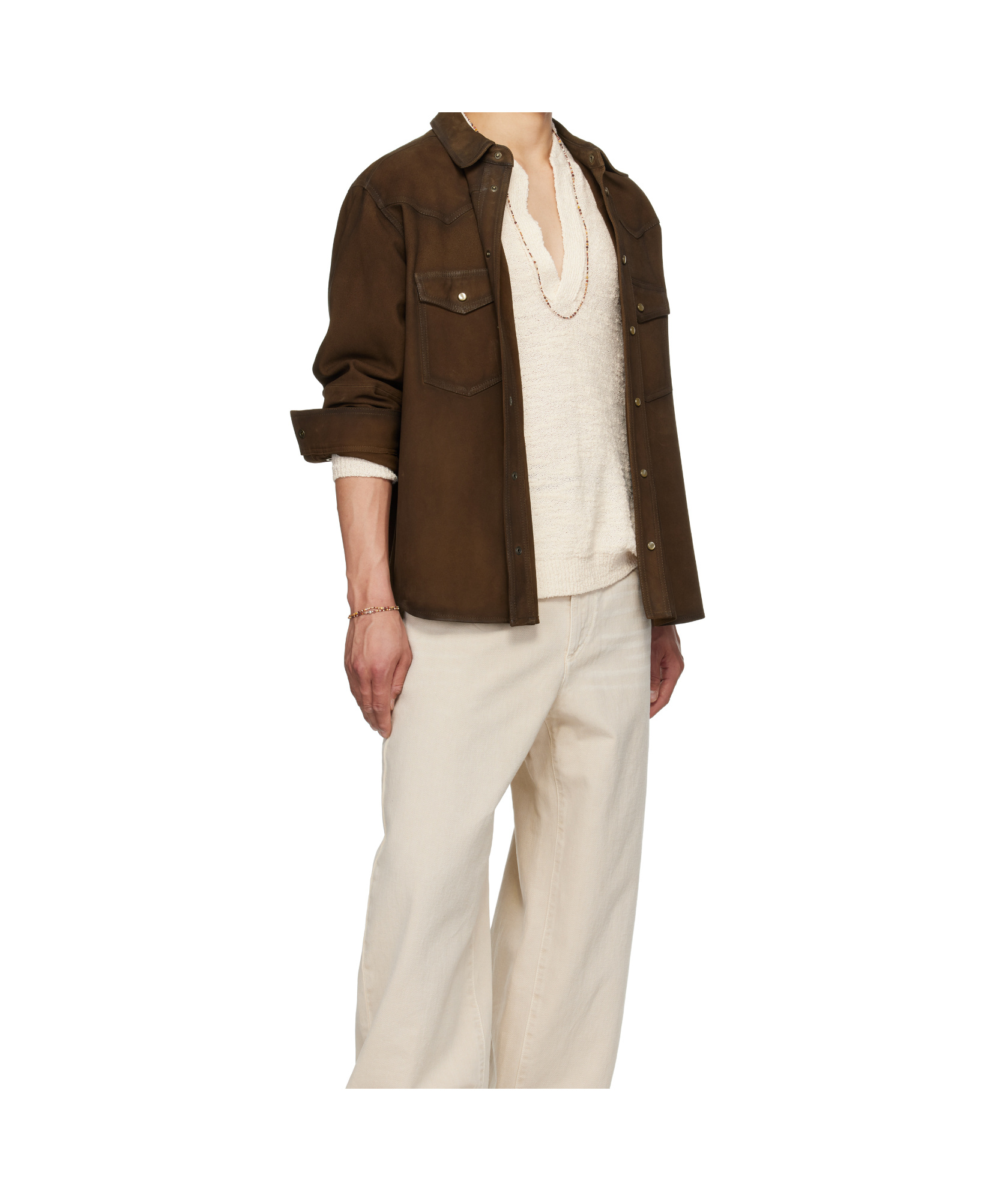 Isabel Marant Adrian Shirt In Brown
