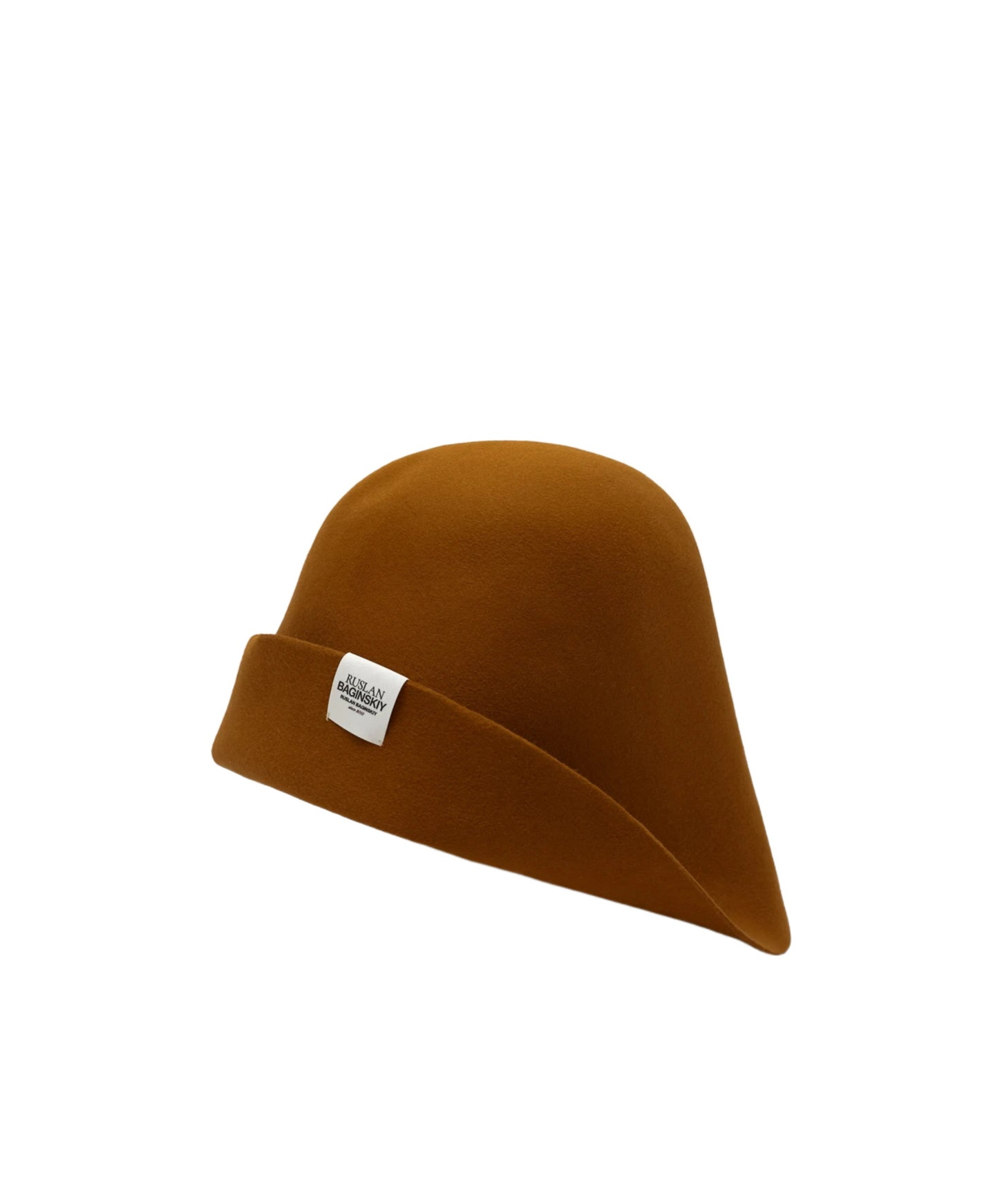 Ruslan Baginskiy Logo-patch Bell-shaped Hat In Brown