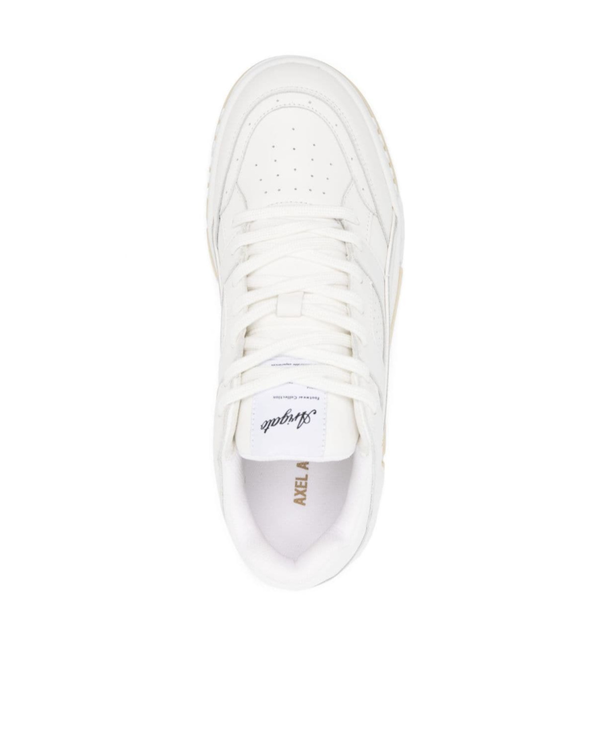 Axel Arigato Stitching Design High-top Casual Shoes In White