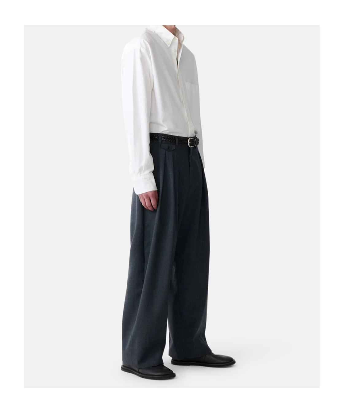 Studio Nicholson X Beams Plus Track Pants In Gray