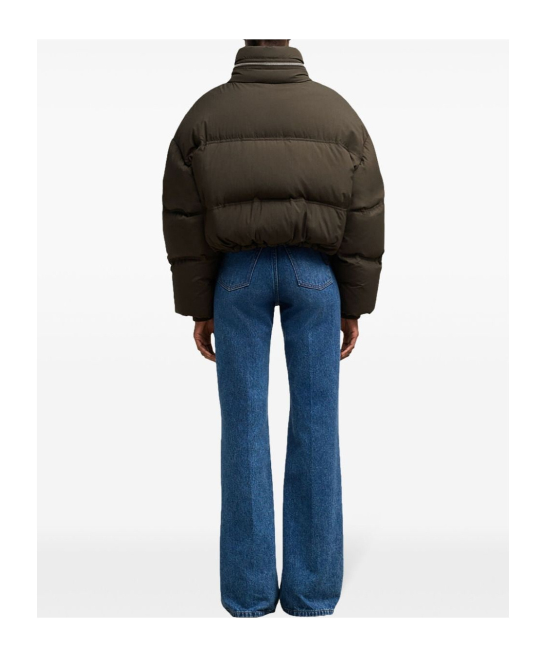 Ami Alexandre Mattiussi Long-sleeved Down Jacket In Black