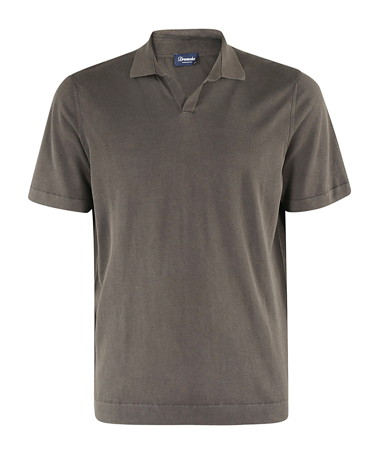 Drumohr Polo S Bott Mc T Frosted In Black