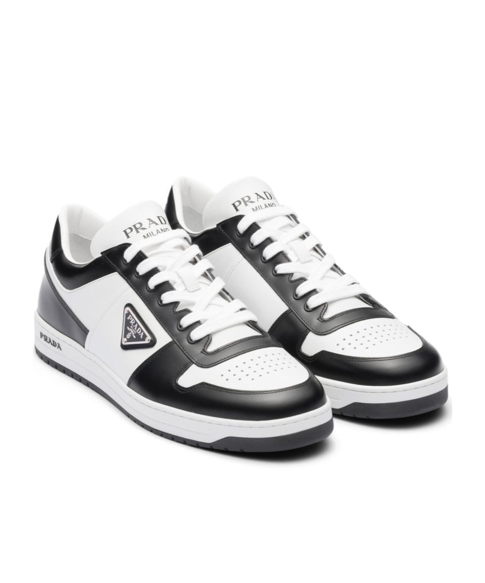 Prada Low-top Sneakers For Downtown Style In Black