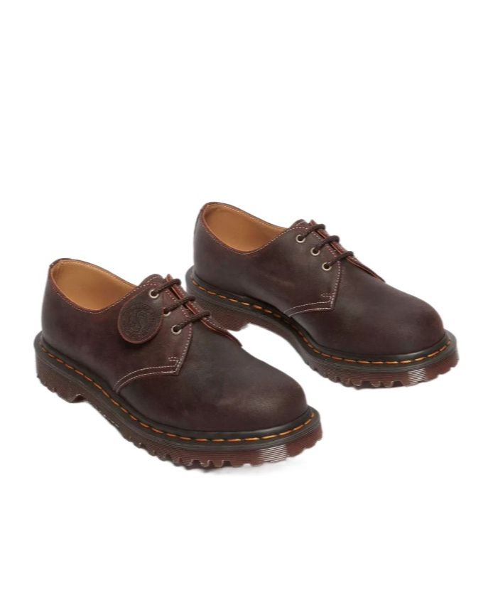 Dr. Martens' 8053 Crazy Horse Leather Casual Shoes In Black