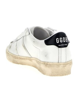Golden Goose Blue Matchstar Sneakers In White