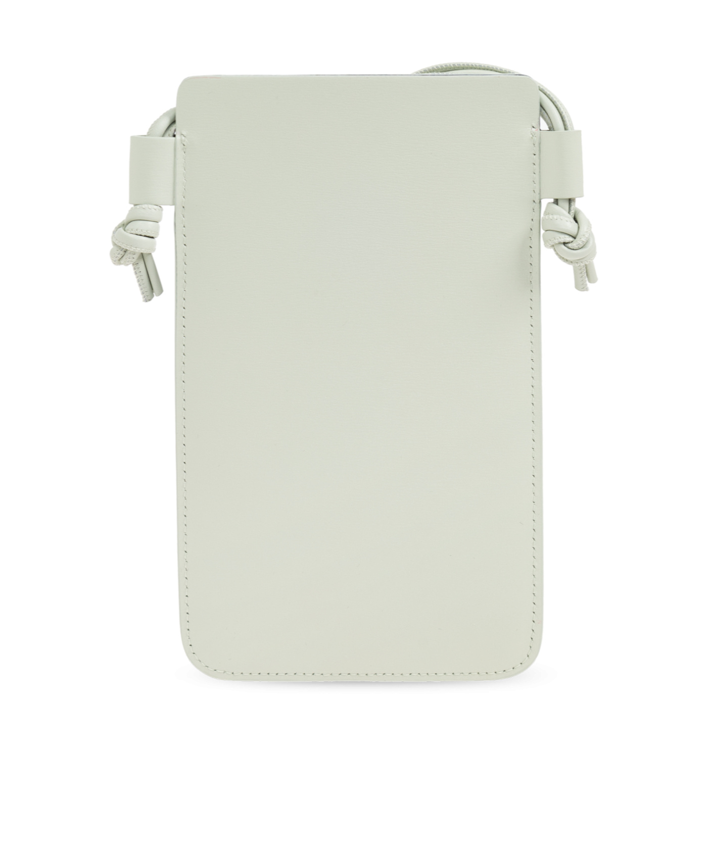 Jil Sander Woman Ivory Leather Tangle Shoulder Bag In White
