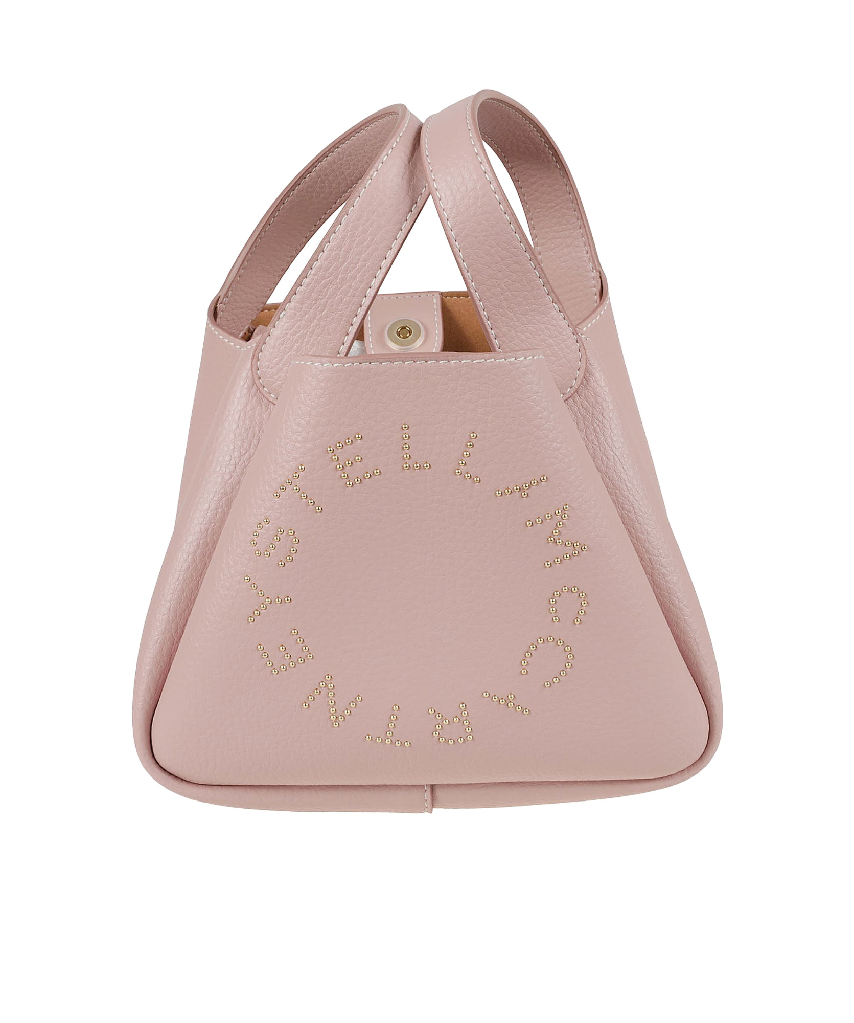 Stella Mccartney Embossed Grain Handbag In Nude