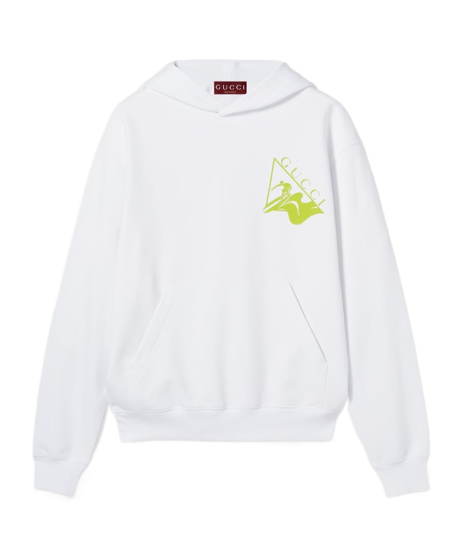 Gucci Printed Long-sleeved Sweater In White
