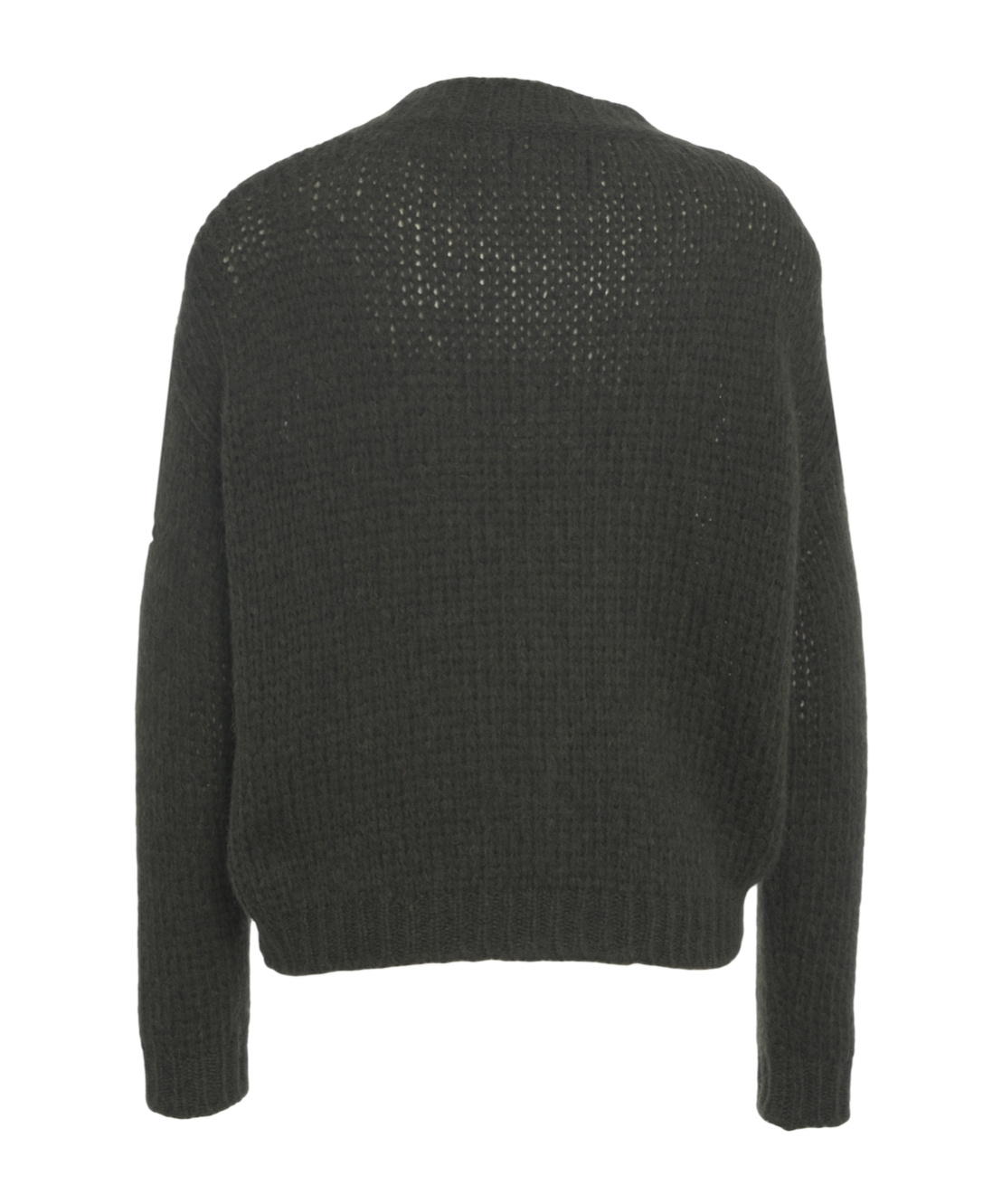 Roberto Collina Textured Knit Cardigan Front Pockets In Multi