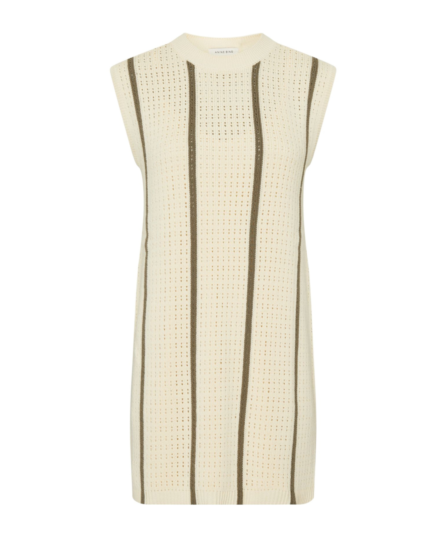 Shop Anine Bing Lanie Sleeveless Dress In Nude
