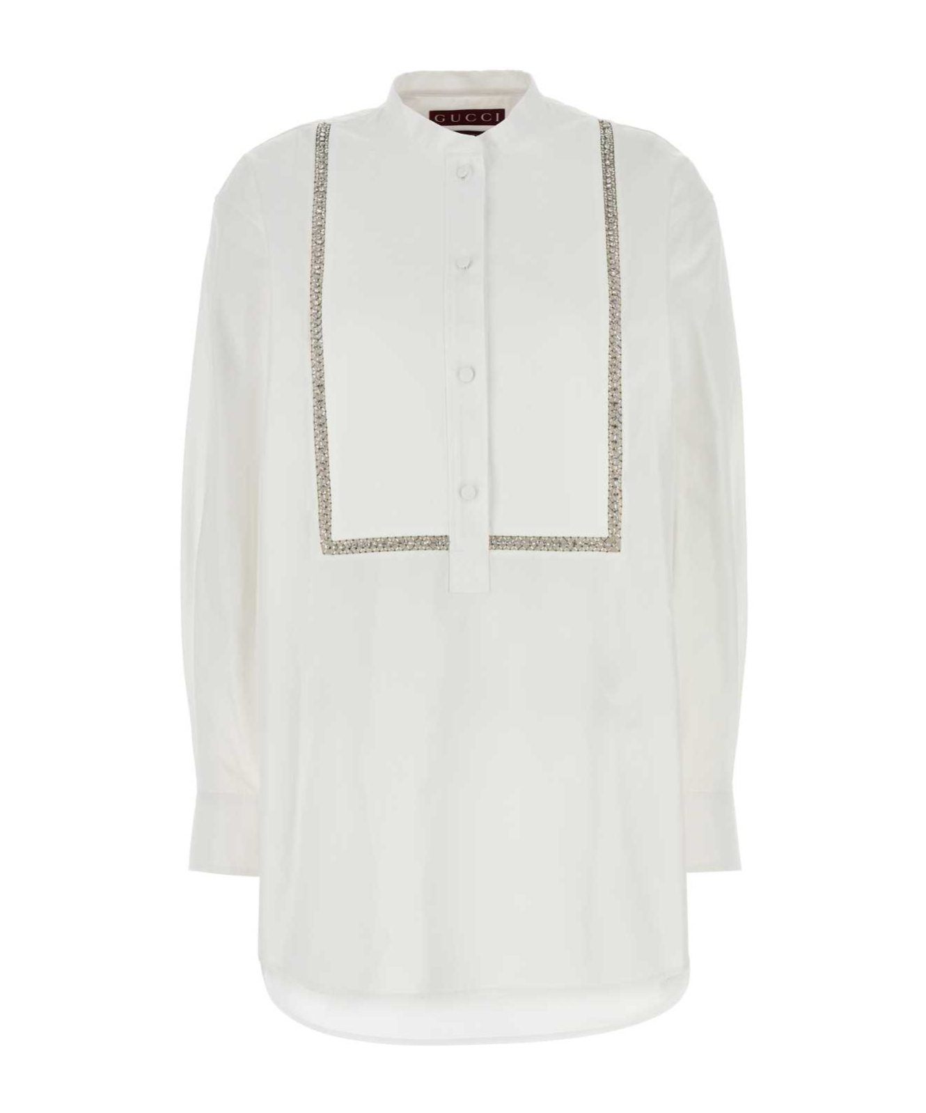 Gucci Cotton Poplin Shirt In White