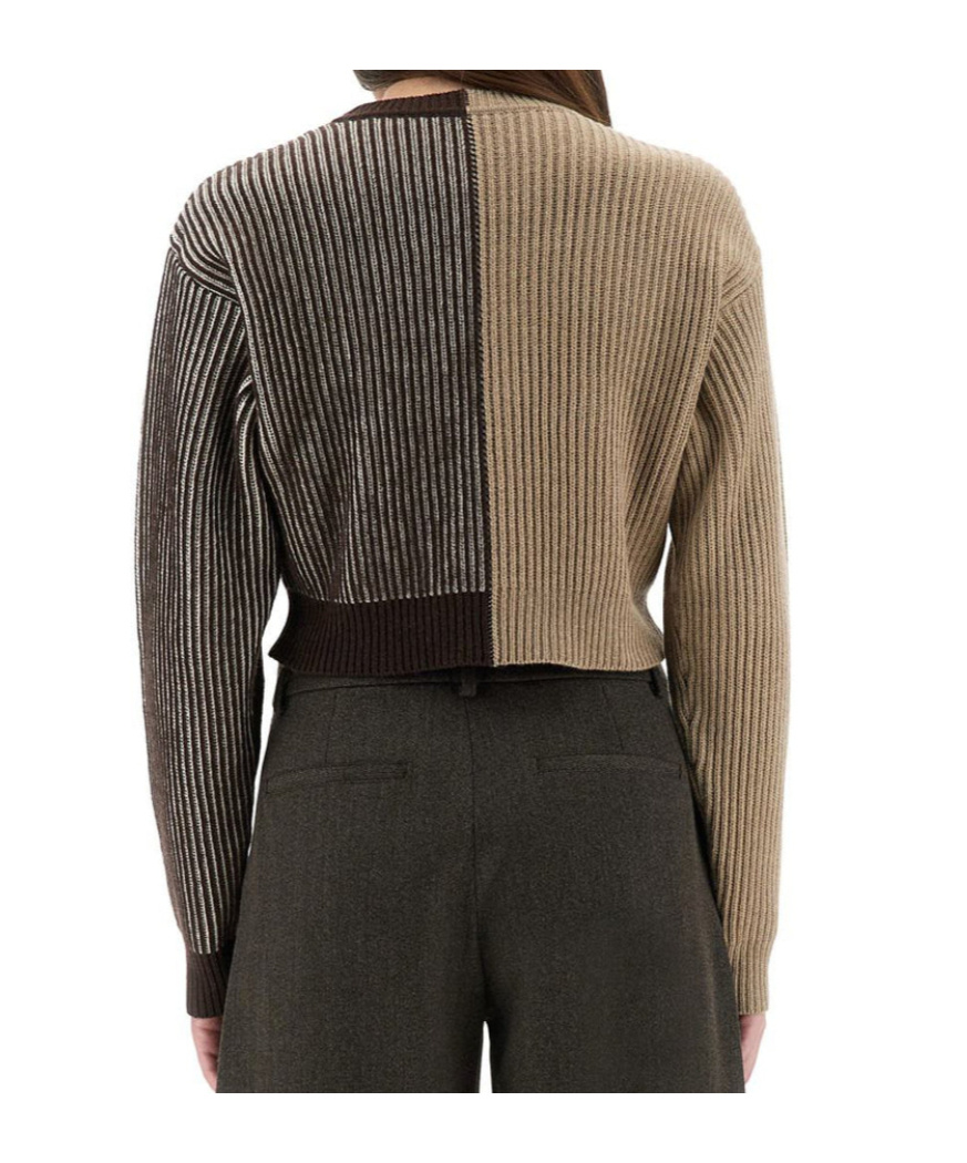 Moschino Jeans Two-toned Jumper In Multi