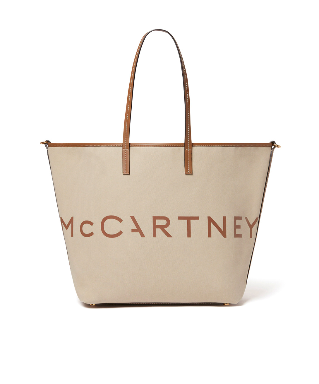 Stella Mccartney Smc Bananatex Large Tote Bag In Pebble