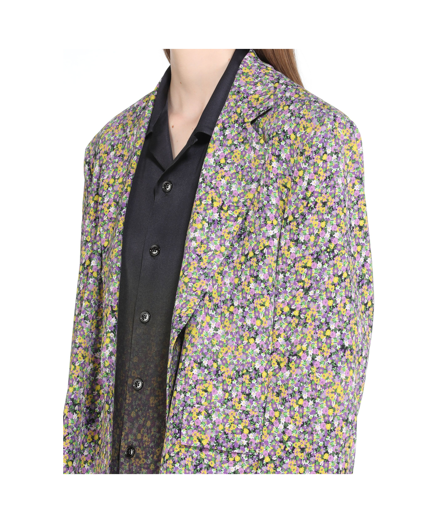 N°21 Long-sleeved Suit Coat In Multicolor