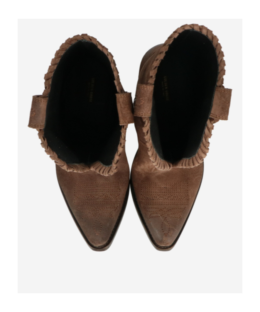 Golden Goose 40mm Wish Star Boots In Red