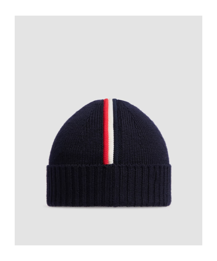 Moncler Wool Beanie In Black
