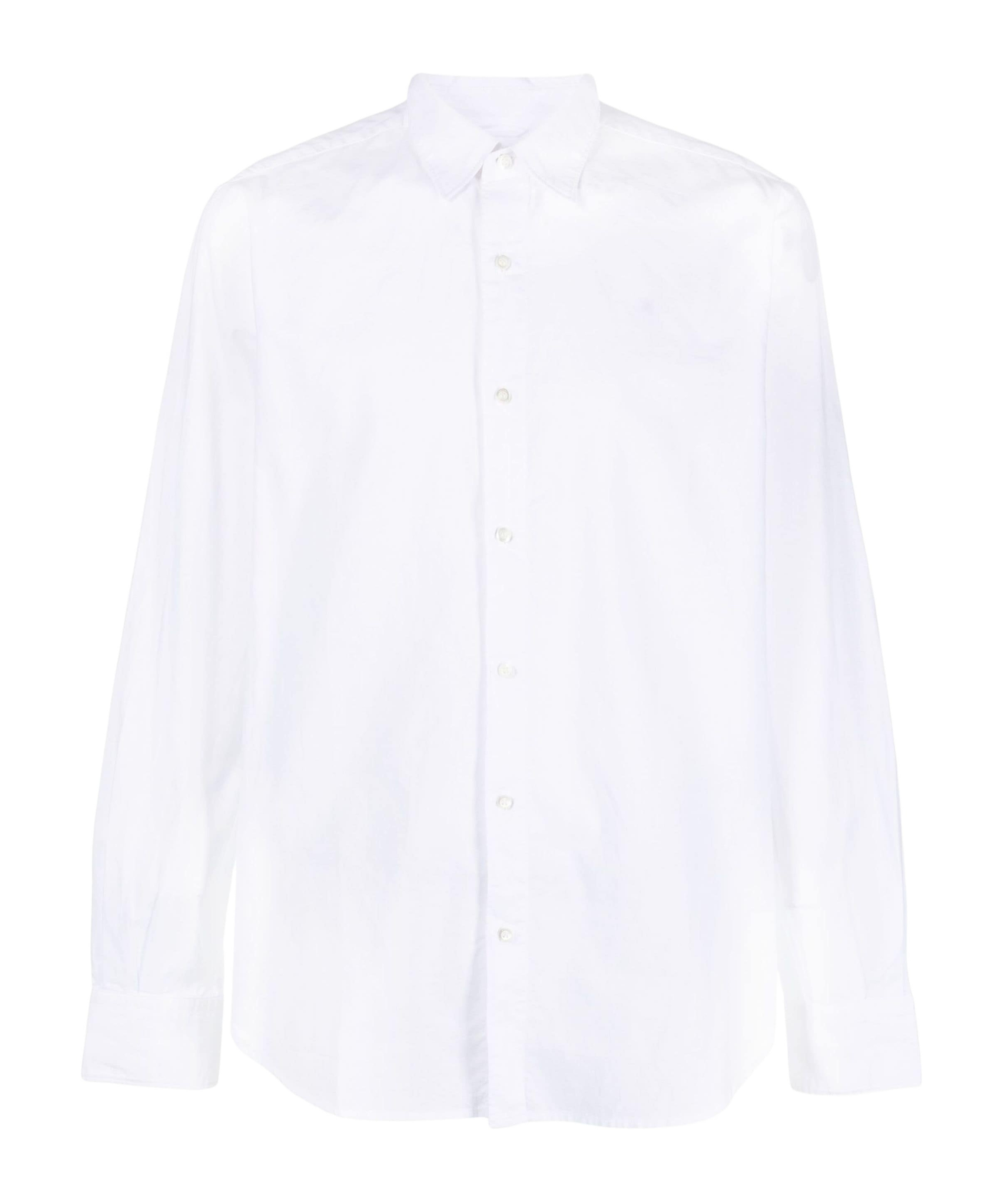 Aspesi Long Sleeved Buttoned Shirt In White