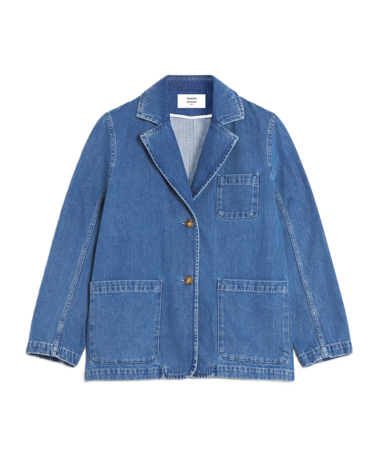 MAISON KITSUNÉ DECONSTRUCTED TAILORED JACKET