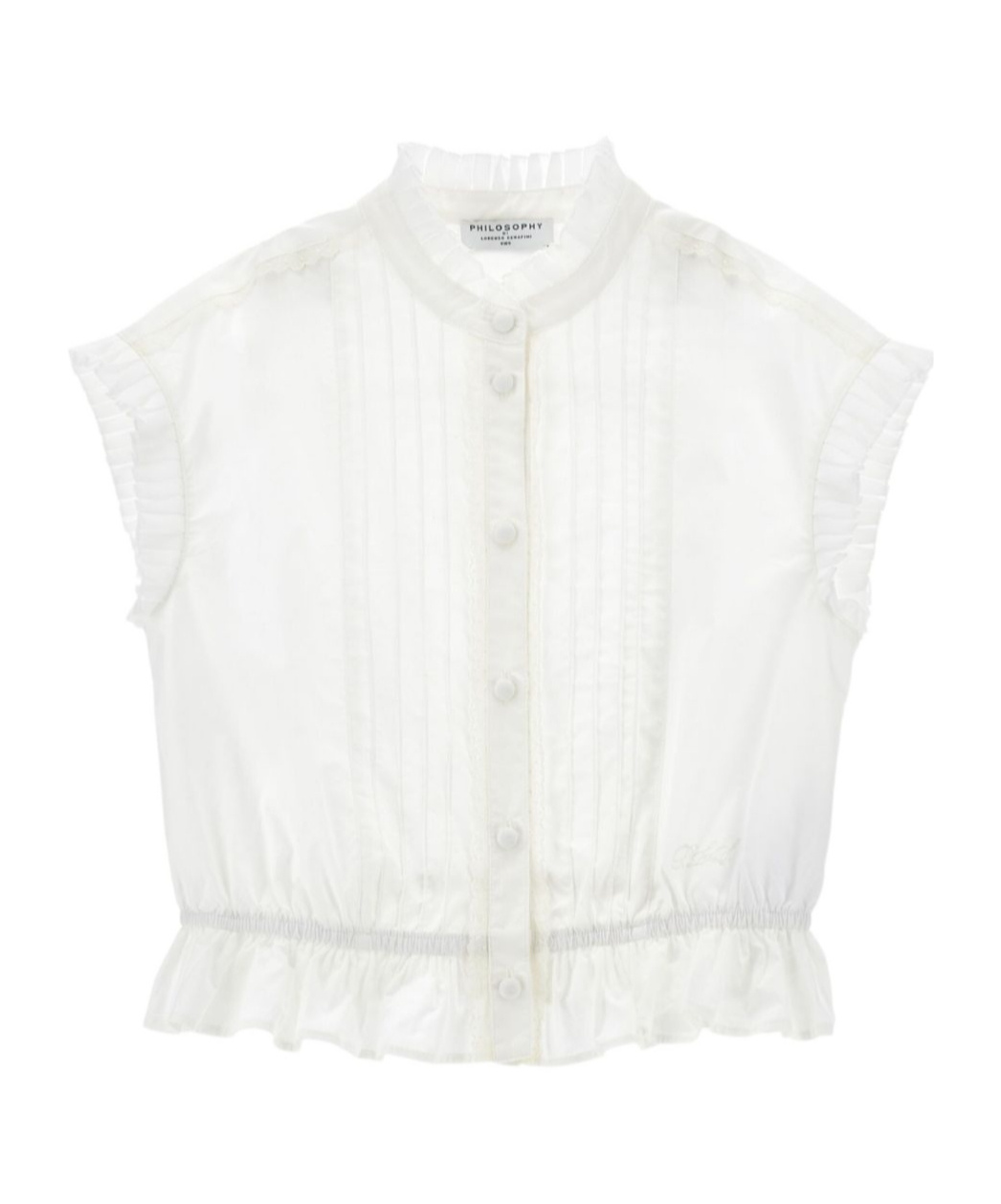 Philosophy Di Lorenzo Serafini Sleeveless Shirt In White