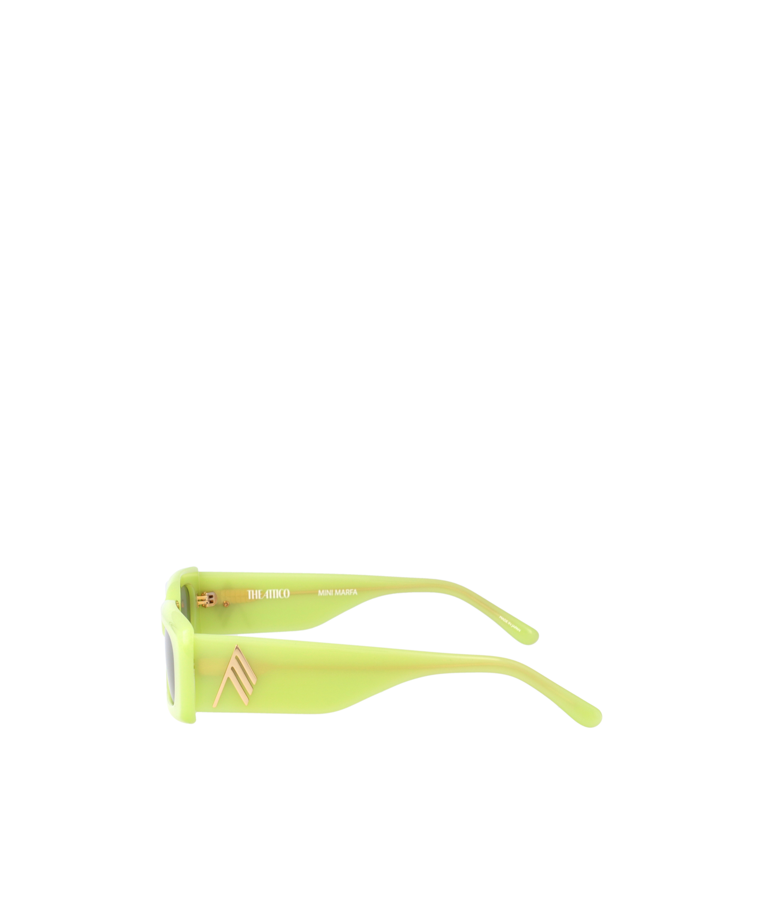 Attico Mini Marfa Sunglasses In Green