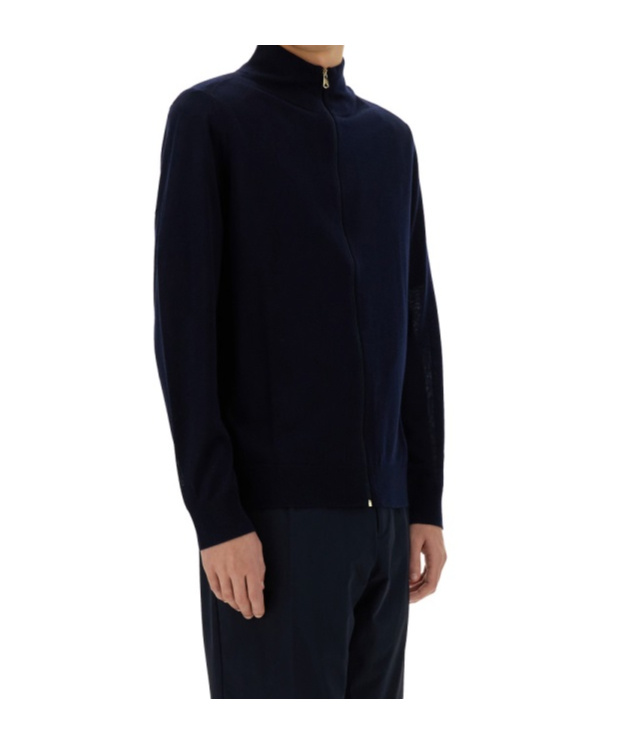 Shop Paul Smith Full-zip Cardigan In Black