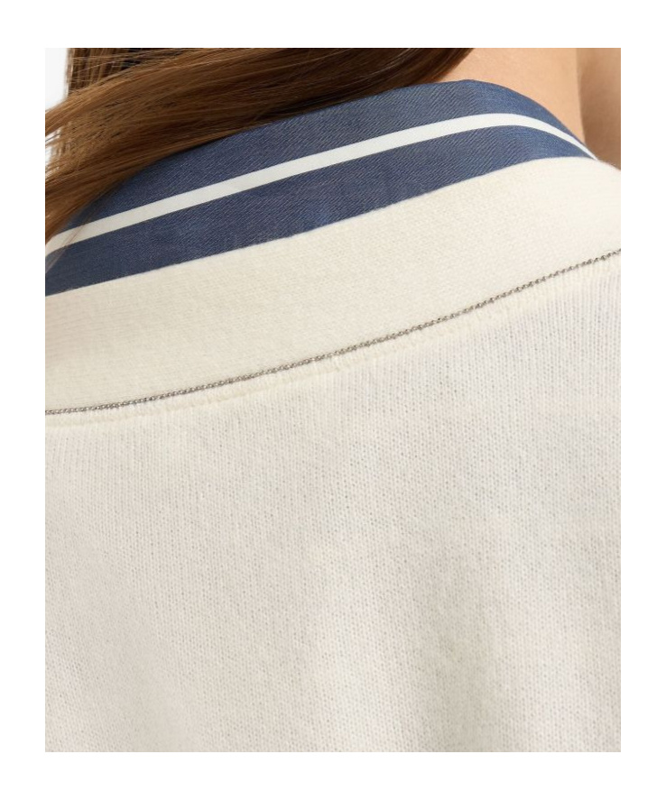 Brunello Cucinelli Button-front Cashmere Cardigan In Neutral