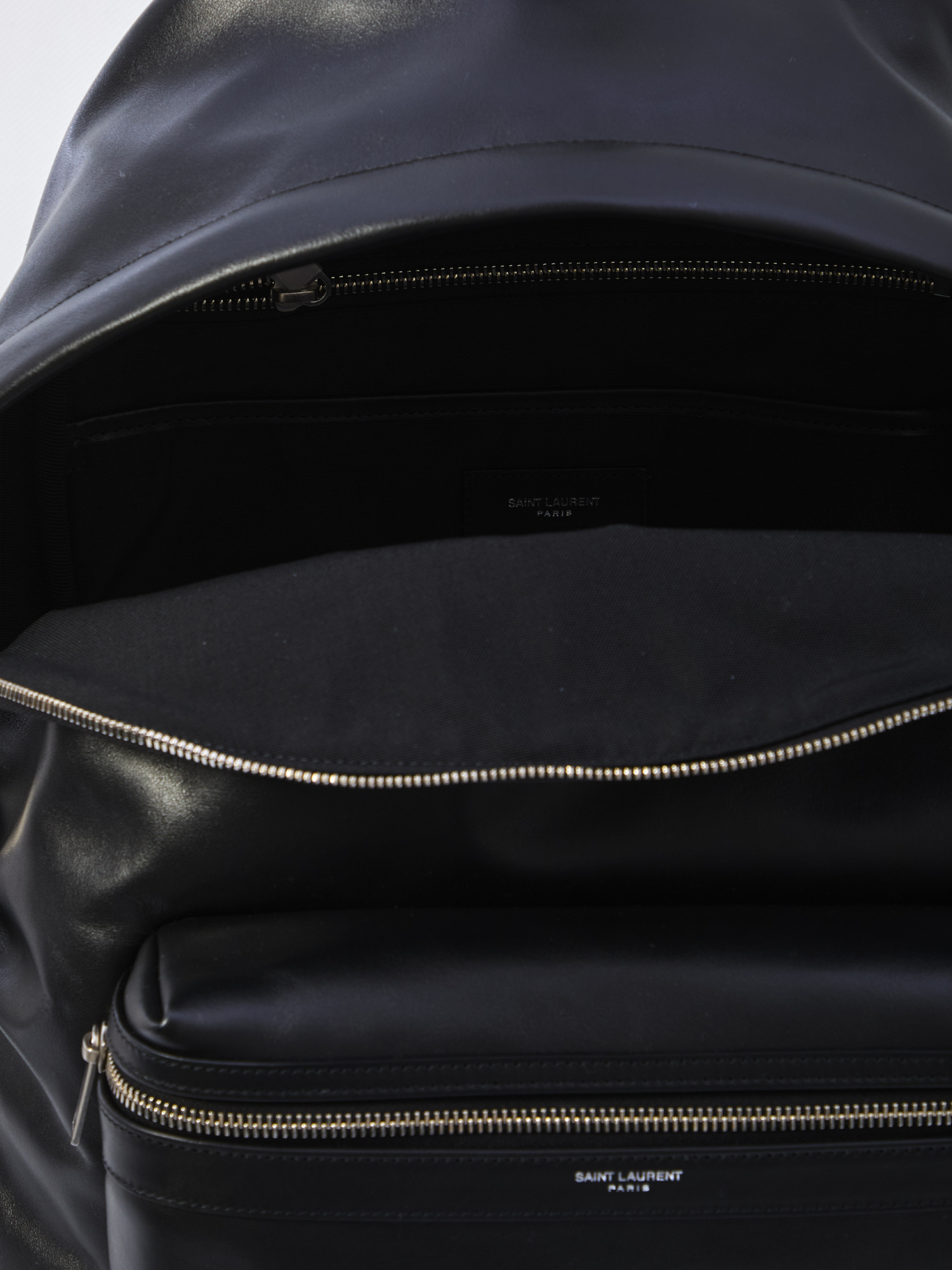 Saint Laurent City Backpack In Black