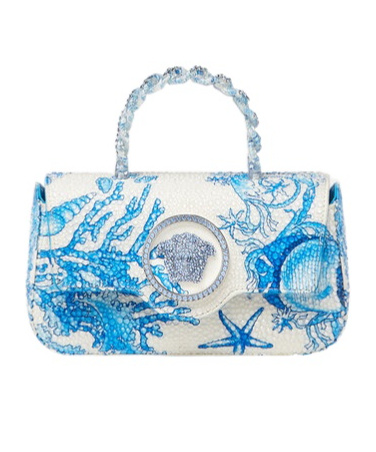 Versace Underwater Barocco La Medusa Mini Bag In Multi